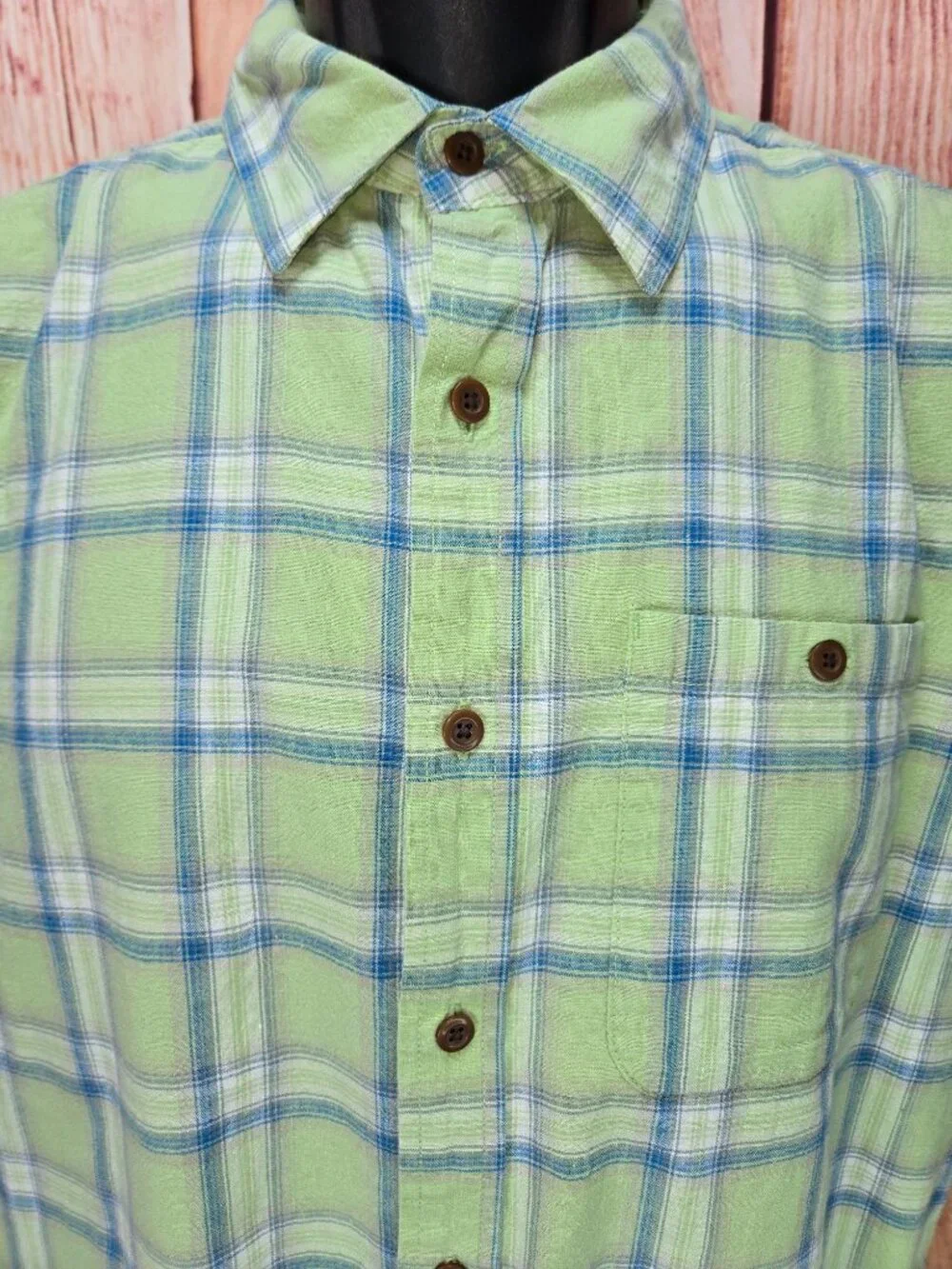 The North Face Mens Short Sleeve Green Shirt Small